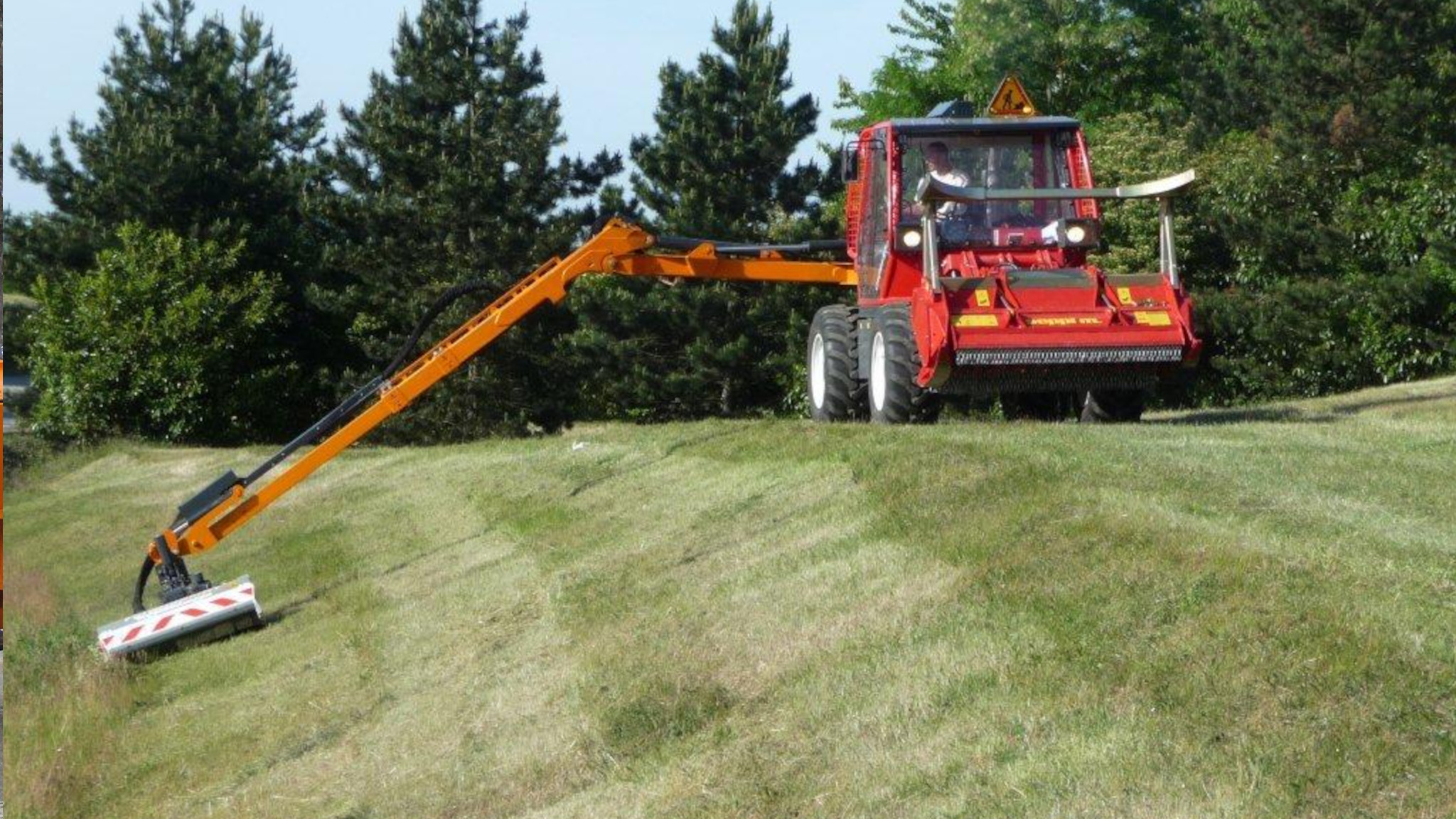 Kosiarka do poboczy i barier